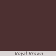 A brown background with the word royal brown.