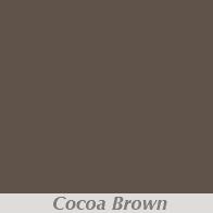 Cocoa brown - a brown color with a white background.